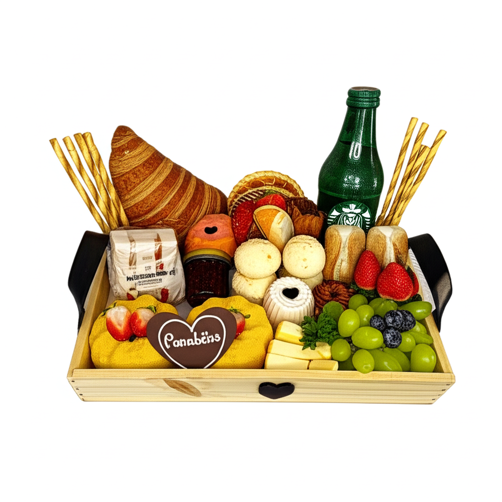 Café M – café da manhã para duas pessoas