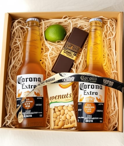 Cesta Box Cerveja – cesta com cervejas e petiscos